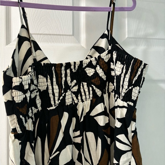 Tabitha Brown for Target Neutral Palm print maxi dress size L - Picture 6 of 13